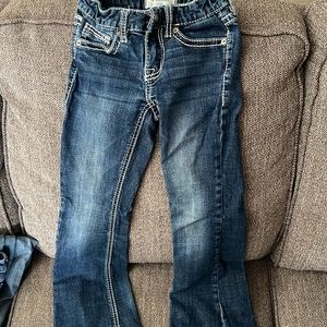 Girls rock ‘n’ roll boots cut jeans